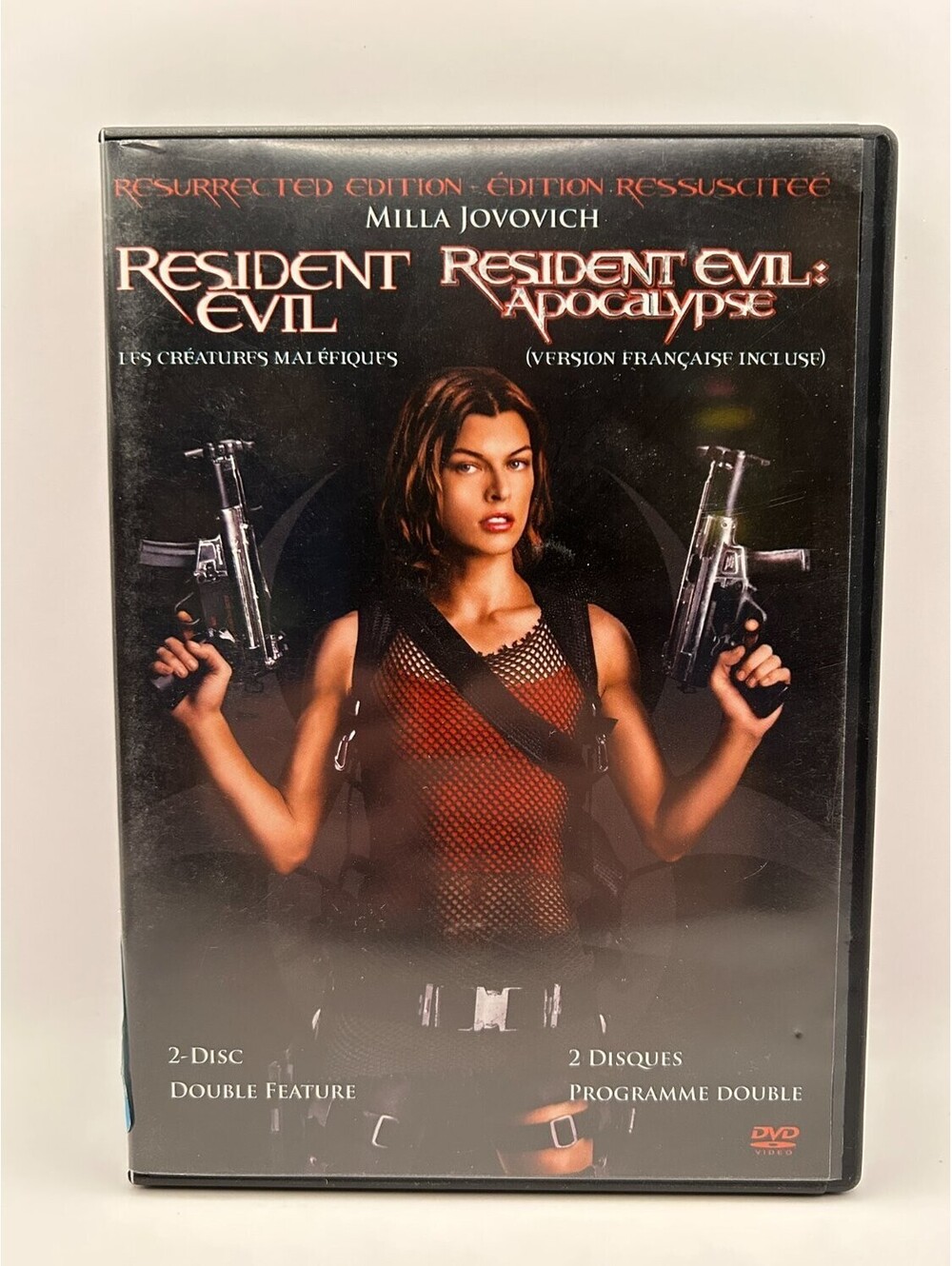 Resident Evil DVD Double Feature Milla Jovovich 2000s Action Paul W.S. Anderson